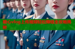 糖心vlog上传视频轻松赚钱全攻略揭秘