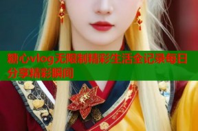 糖心vlog无限制精彩生活全记录每日分享精彩瞬间