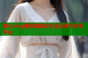 糖心vlog腾讯网精彩生活记录与分享平台