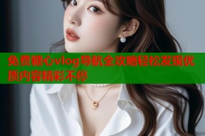 免费糖心vlog导航全攻略轻松发现优质内容精彩不停
