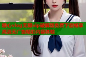 糖心vlog无限vip破解版免费下载畅享高清无广告精彩内容体验