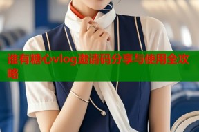 谁有糖心vlog邀请码分享与使用全攻略
