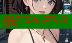 18款禁用软件糖心App：午夜狂欢，美女直播等你来，无限次数，私密互动，打造专属Vlog.