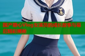 国产糖心Vlog女演员的成长故事与幕后精彩揭秘