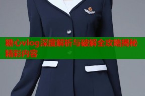 糖心vlog深度解析与破解全攻略揭秘精彩内容