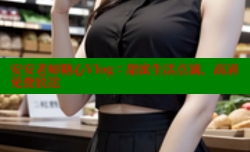 安安老师糖心Vlog：甜蜜生活点滴，高清免费放送