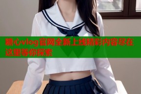 糖心vlog官网全新上线精彩内容尽在这里等你探索