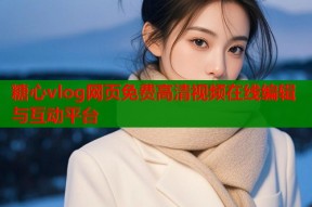 糖心vlog网页免费高清视频在线编辑与互动平台
