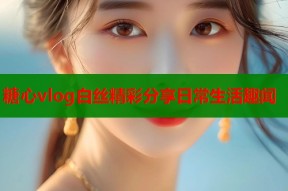 糖心vlog白丝精彩分享日常生活趣闻