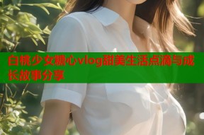 白桃少女糖心vlog甜美生活点滴与成长故事分享