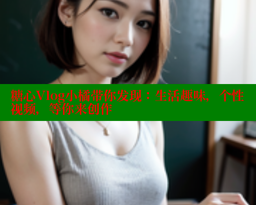 糖心Vlog小橘带你发现：生活趣味，个性视频，等你来创作 糖心 第2张