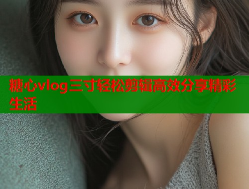 糖心vlog三寸轻松剪辑高效分享精彩生活  第1张