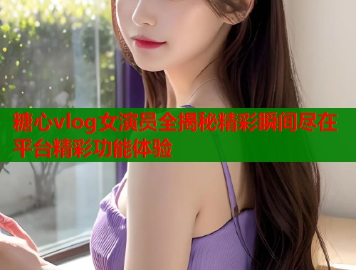 糖心vlog女演员全揭秘精彩瞬间尽在平台精彩功能体验  第2张