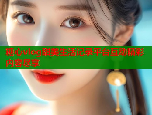 糖心vlog甜美生活记录平台互动精彩内容尽享  第2张