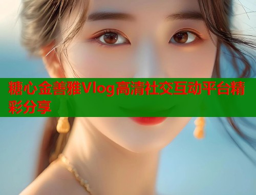 糖心金善雅Vlog高清社交互动平台精彩分享  第1张