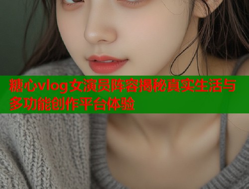 糖心vlog女演员阵容揭秘真实生活与多功能创作平台体验  第1张