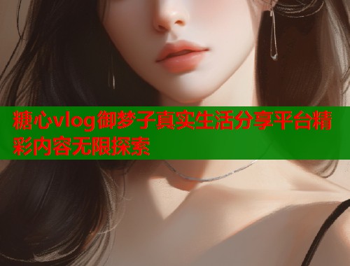 糖心vlog御梦子真实生活分享平台精彩内容无限探索  第1张