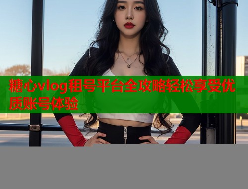 糖心vlog租号平台全攻略轻松享受优质账号体验  第1张