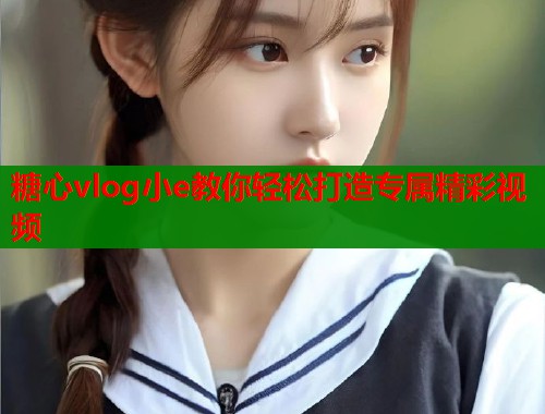 糖心vlog小e教你轻松打造专属精彩视频  第1张